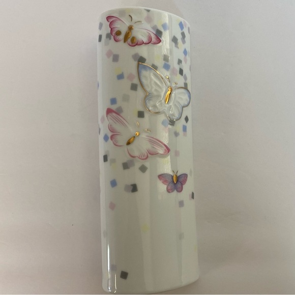Papillon Toscany Collection Jc/EF Design Japan Butterfly Vase 7.5” - Picture 7 of 11